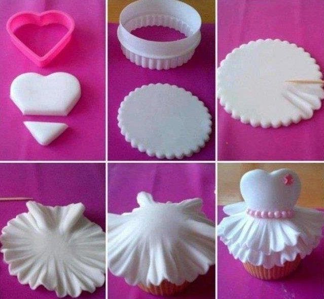 Babeczki z lukru baletnice