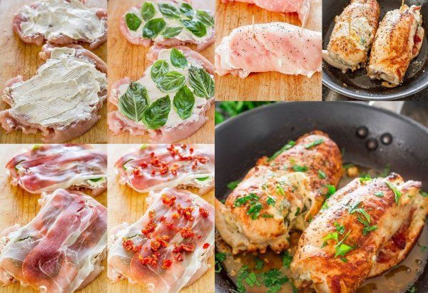 Faszerwoane filety z kurczaka