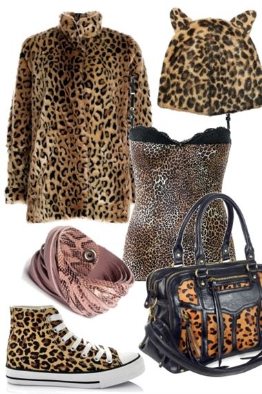 Ubrania panterka zwierzęce wzory