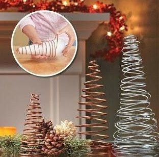 Druciane choineczki Druciane choineczki