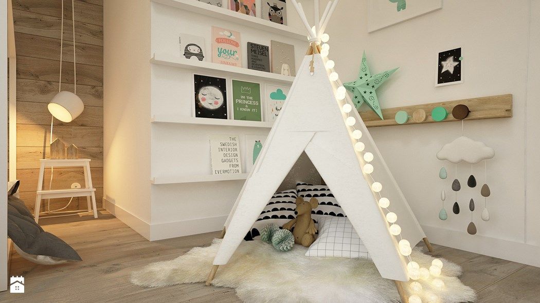 Dziecinny pokoik z tipi