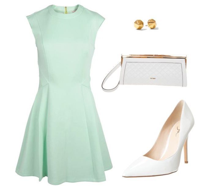 Miętowa stylizacja weselna