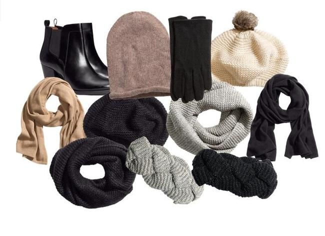 Kominy szaliki i czapki