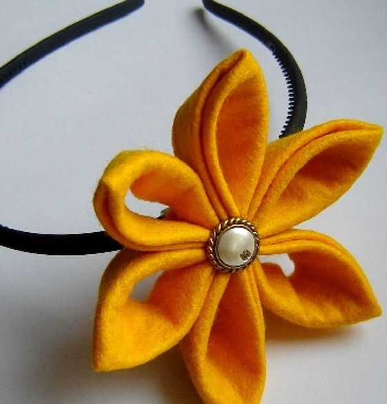 Opaska z kwiatuszkiem