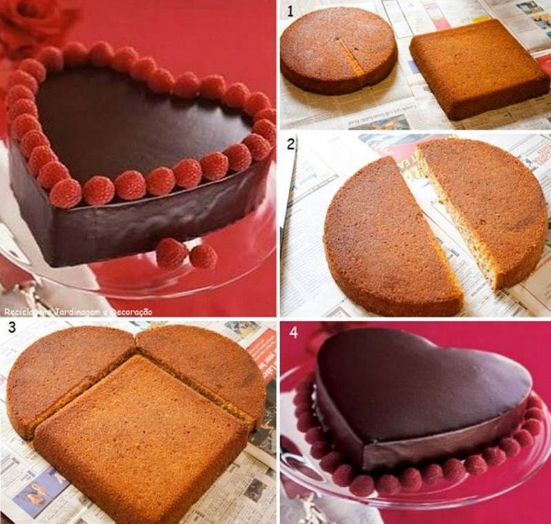 Tort czekoladowe serce