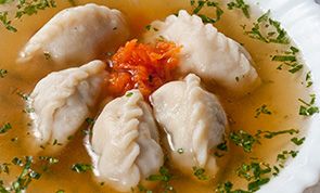 Rosół z kołdunami