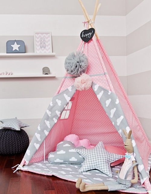 Różowe tipi dla dziewczynki