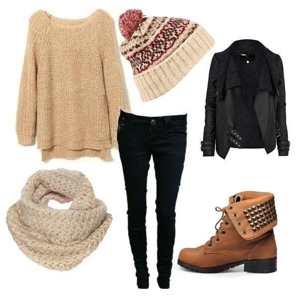 Ciepła stylizacja jesienno-zimowa