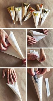 Papierowe tubki na prezenty