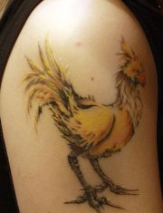 Kogut ptak tatuaż