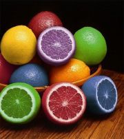 Kolorowe owoce pomarańczy