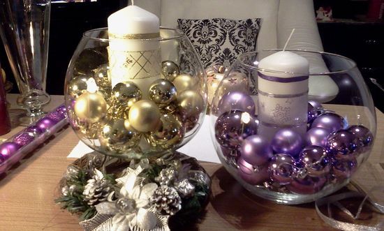 Świąteczne dekoracje z baniek