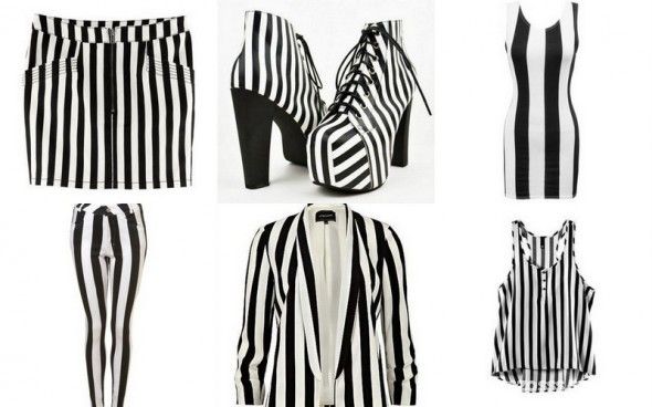 Stylizacja zebra paski biało czarne