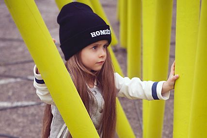 Dziewczynka w czapce