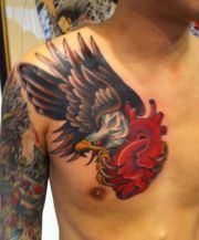 Tatuaż orzeł ptak